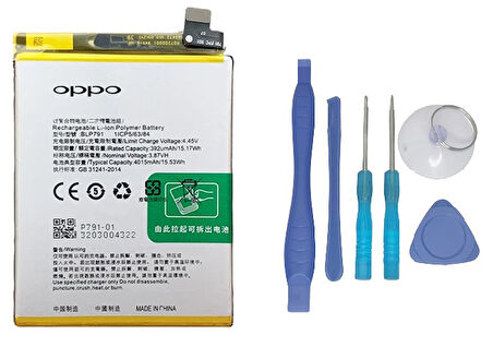 Oppo Reno 4 LITE - BLP791 - Uyumlu Batarya Pil Sıfır Orijinal + TAMİR SETİ