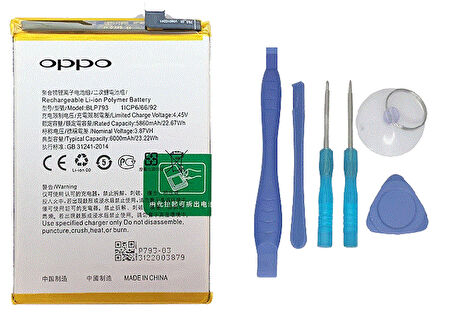 Oppo Realme C25S - Blp793 - Uyumlu Batarya Pil Sıfır Orijinal + TAMİR SETİ