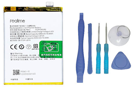 Oppo Realme 8 - Blp841 - Uyumlu Batarya Pil Sıfır Orijinal + TAMİR SETİ