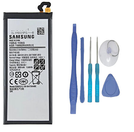 Samsung Galaxy A7- 2017 - SM-A720 Uyumlu Batarya Pil Sıfır Orijinal + TAMİR SETİ