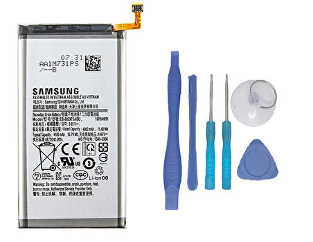 Samsung Galaxy SI0 PLUS - SM-G975 Uyumlu Batarya Pil Sıfır Orijinal + TAMİR SETİ