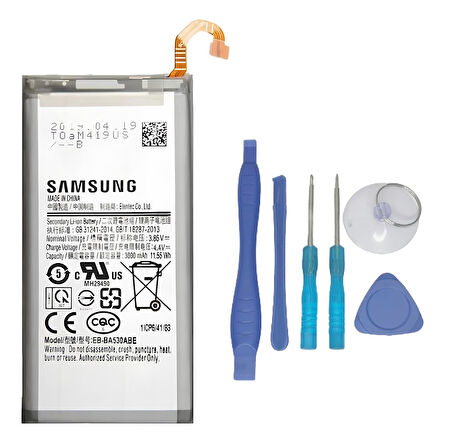 Samsung Galaxy J8 - SM-J800 Uyumlu Batarya Pil Sıfır Orijinal + TAMİR SETİ