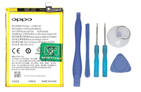 Oppo Realme C3İ - Blp729 - Uyumlu Batarya Pil Sıfır Orijinal + TAMİR SETİ