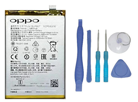 Oppo Realme 10 - Blp957 - Uyumlu Batarya Pil Sıfır Orijinal + TAMİR SETİ