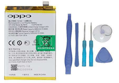 Oppo Realme Narzo 50 5g - Blp875 - Uyumlu Batarya Pil Sıfır Orijinal + TAMİR SETİ