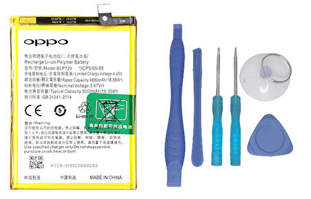 Oppo Realme C11 2021 -Blp729 Uyumlu Batarya Pil Sıfır Orijinal + TAMİR SETİ