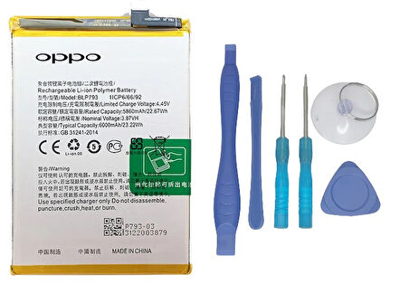 Oppo Realme Narzo 30a - Blp793 Uyumlu Batarya Pil Sıfır Orijinal + TAMİR SETİ