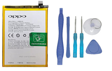 Oppo Realme Q2i - Blp803 - Uyumlu Batarya Pil Sıfır Orijinal + TAMİR SETİ