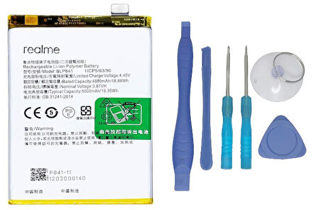 Oppo Realme Q3i 5g - Blp841 - Uyumlu Batarya Pil Sıfır Orijinal + TAMİR SETİ