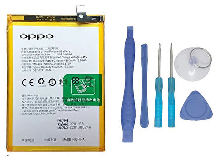 Oppo A91 - Blp781 -Uyumlu Batarya Pil Sıfır Orijinal + TAMİR SETİ