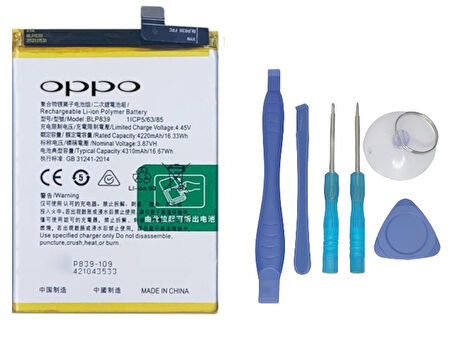 Oppo A94 -5g- Blp839 -Uyumlu Batarya Pil Sıfır Orijinal + TAMİR SETİ
