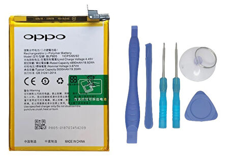 Oppo A32 - Blp805 - Uyumlu Batarya Pil Sıfır Orijinal + TAMİR SETİ