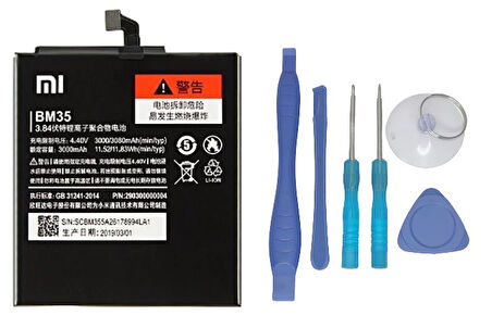 Xiaomi Mi 4C - BM35- Uyumlu Batarya Pil Sıfır Orijinal + TAMİR SETİ