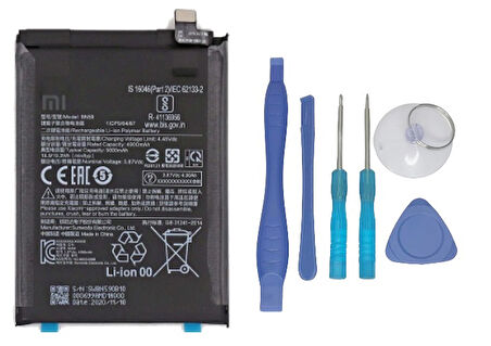 Xiaomi Redmi NOTE 10S - BN 59 - Uyumlu Batarya Pil Sıfır Orijinal + TAMİR SETİ