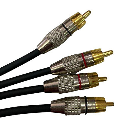 ARS 5 METRE PROFOSYONEL İPEK RCA KABLO