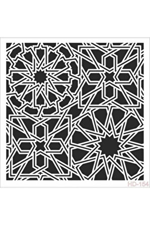 Hd154 Home Dekor Stencil 45x45