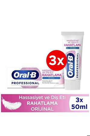 Oral-B Professional Hassas Diş ve Diş Eti Onarımı Diş Macunu 50 ml 3'lü