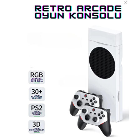 Ozmik Retro TV Bağlantılı Oyun Konsolu  128gb Ps2/psp/psx 3d 20000 Oyunlu GTA VİCE CİTY-SAN ANDRES