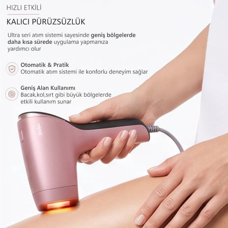 Robx A05 Ipl 3 Milyon Atım Akıllı Cilt Tanıma Ultra Seri Atım 3 Başlık Bay&Kadın Cihazı