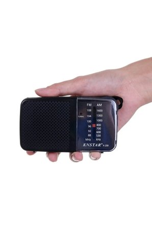 K-258 Taşınabilir Cep Radyosu Deprem Çantasına Uygun Fm Radyo Kaliteli Şık Radyo