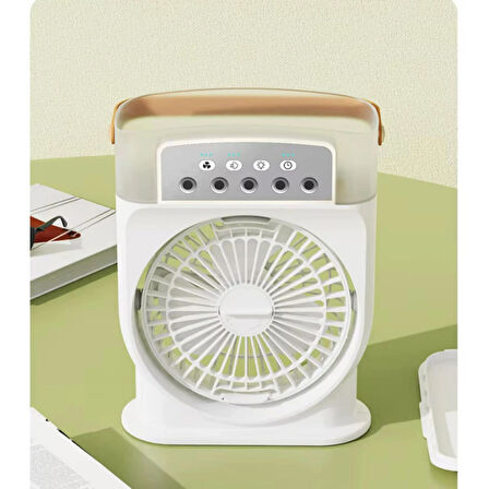 Ozmik Mini fan nemlendirici şarj edilebilir taşınabilir soğutucu ile kişisel Mini soğutma fanı 600ml