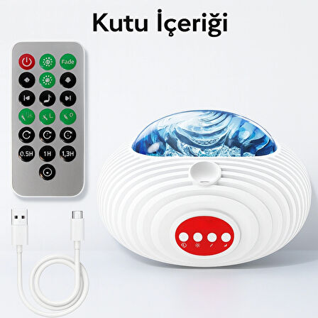 YH12 2'si 1 Arada Akıllı Yıldız projeksiyon Renkli Işık Gösterileri  Bluetooth Hoparlör