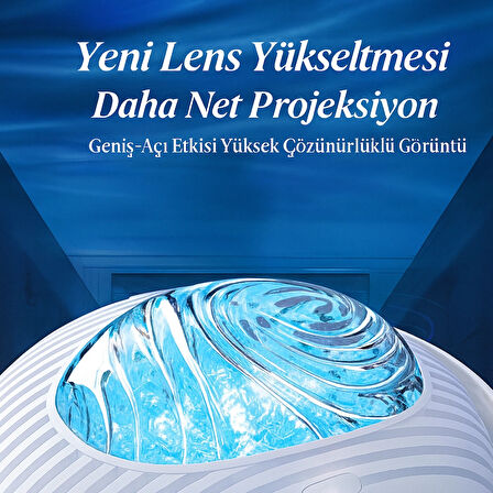 YH12 2'si 1 Arada Akıllı Yıldız projeksiyon Renkli Işık Gösterileri  Bluetooth Hoparlör