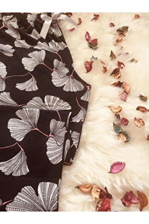 Cepsiz Viskon Yazlık Kadın Pijama Altı V37