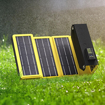 Shargeek 140 Power Bank Uyumlu 20W Katlanabilir Güneş Paneli - Siyah