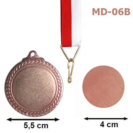 Kişiye Özel Tasarlanabilen Bronz Madalya 5.5 cm cm