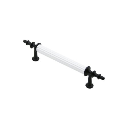 10 ADET BEYAZ - SİYAH BORU KULP 9.6CM (5477)