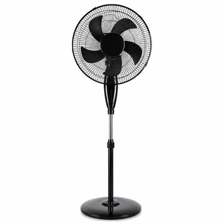 16 INC İNÇ EV TİPİ AYAKLI VANTİLATÖR 45W 5 PLS.PERVANE 3 KADEME HIZ FAN (5566)