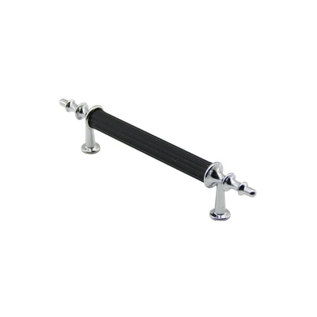 10 ADET KROM - SİYAH BORU KULP 9.6CM (5477)