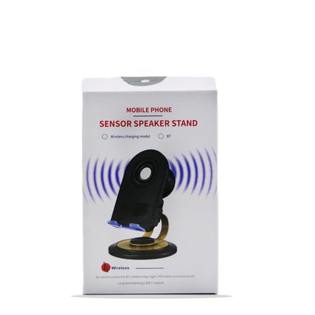 MOBILE PHONE 2IN1 BT SPEAKER HOPARLÖR = 5W ŞARJLI - MASA ÜSTÜ TELEFON TUTACAK = 360° DÖNEN STAND - O