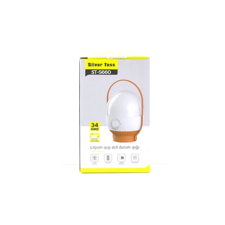 40 LED KAMP LAMBASI - FENER USB ŞARJLI AYARLANABİLİR IŞIK 6.4W - 2400mAh ST-5660 (5477)