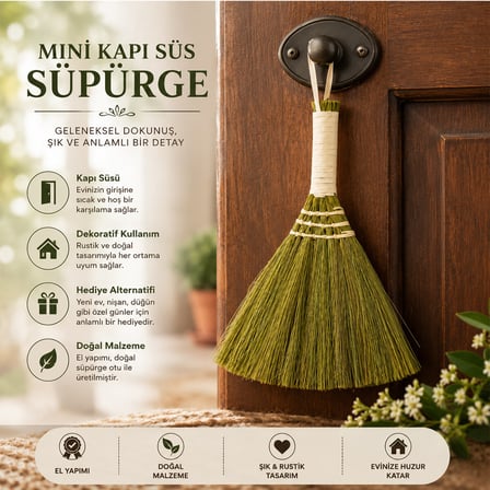 KAPI SÜS - SÜPÜRGE HASIR SAPLI (5566)