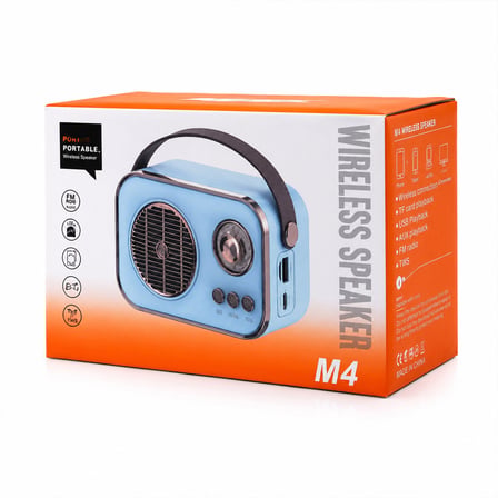 BLUETOOTH WİRELESS MİNİ HOPARLÖR SPEAKER RENKLİ TYPE-C ŞARJLI 5W MİKROFON - KART GİRİŞİ PL-4692 (547