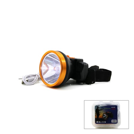 ŞARJLI 30W KAFA LAMBASI FENER USB - TYPE-C KADEME IŞIKLI (5477)