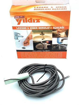 Lavabo Ve Gider Boru Açacağı (3 Metre) (5477)