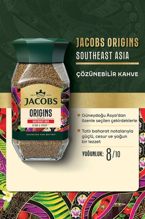 Jacobs Origin Southeast Granül Kahve Cam Kavanoz 95 gr X 2 Adet