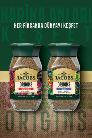 Jacobs Origin Southeast Granül Kahve Cam Kavanoz 95 gr X 2 Adet
