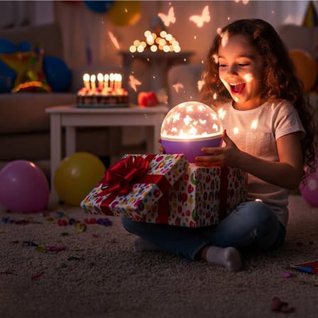 STAR MASTER PİLLİ DÖNERLİ GECE LAMBASI (5477)