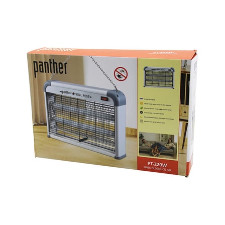 DİKDÖRTGEN MODEL SİNEK ÖLDÜRÜCÜ CIZ MAKİNE 2X10W MASA ÜSTÜ - ASKI HALKALI ETKİ=40M 226X38X7CM V (547