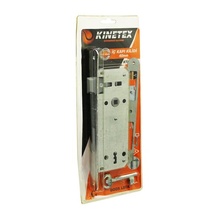 İÇ KAPI   ODA  KİLİT  40MM   ÇELİK GALVENİZ KAPLAMA GÖVDE   PİRİNÇ - NİKEL MATERYALLER  KTX-2239 (54