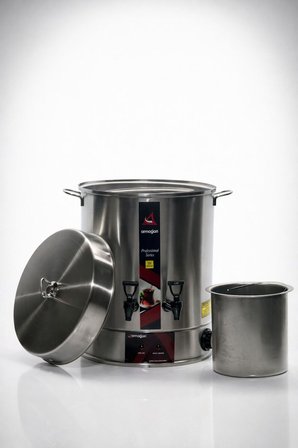 ARMAĞAN 250 BARDAK ÇAY OTOMATI ELEKTRİKLİ SEMAVER ÇAY MAKİNESİ ÇİFT MUSLUK 2500W (5477)