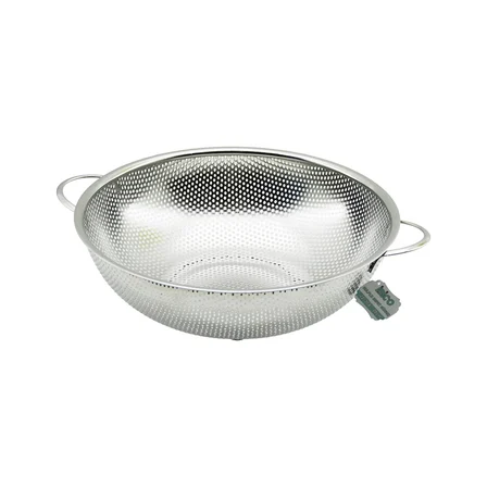 28CM  METAL KULPLU  ÇELİK SEPET SÜZGEÇ İNCE TEL AYAKLI (5477)