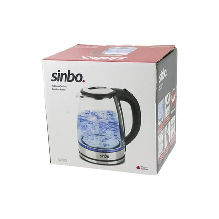 CAM KETTLE SU ISITICISI 1.8LT GİZLİ REZİDANS 360° DÖNEBİLME ÖZELLİK 1850-2200W SK-8029 (5477)