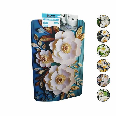 DİKDÖRTGEN - DESENLİ   38X58CM   SU EMİCİ - SİHİRLİ  BANYO PASPASI  ELASTİK (5477)