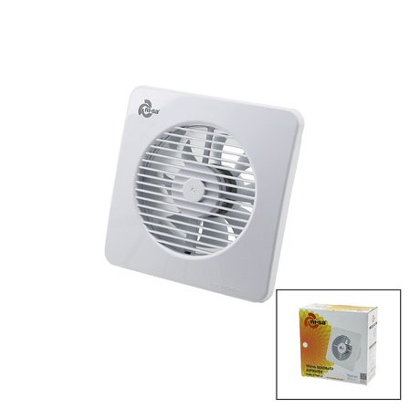 PLASTİK ASPİRATÖR 150 6İNÇ BANYO TUVALET HAVALANDIRMA ASPİRATÖRÜ 20W 320M3/H EBT-150 (5477)