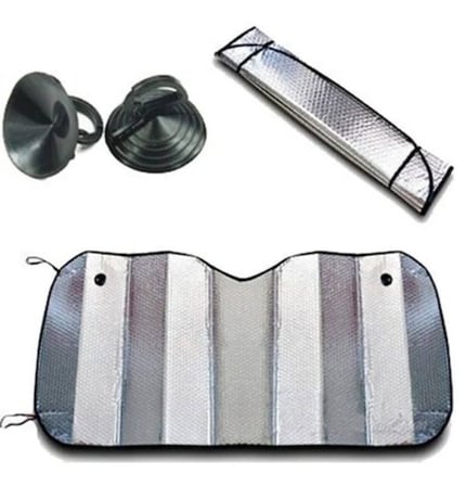 Araba Ön Cam Güneşliği 130*60 cm Parlak (5477)